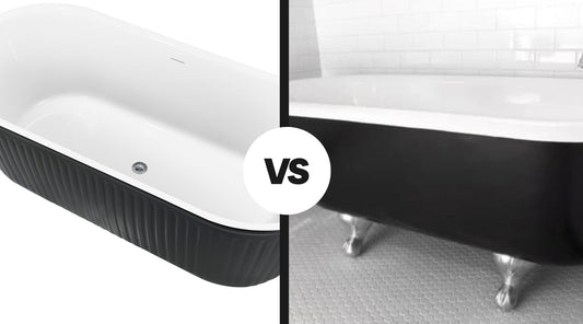 Acrylic Tub vs Cast-Iron Tub