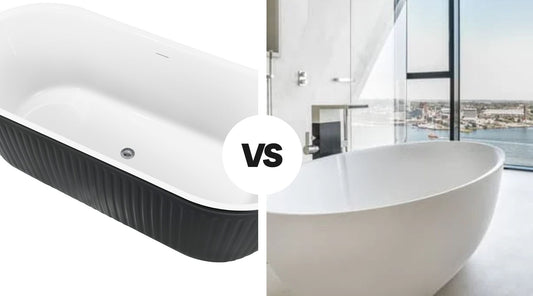 Acrylic vs. Porcelain Tub