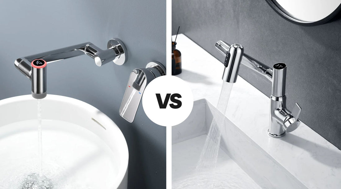 Wall-Mounted vs. Countertop Bathroom Faucets: Which Are Better?