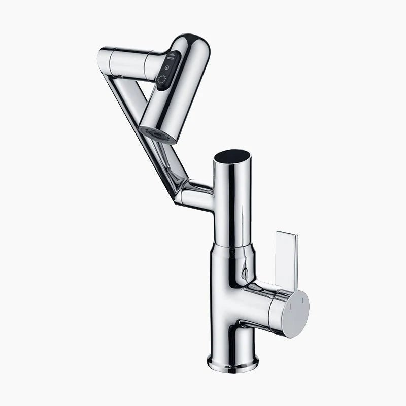 Dowler Single-Hole Waterfall Bathroom Faucet with Temperature Display-BF2403