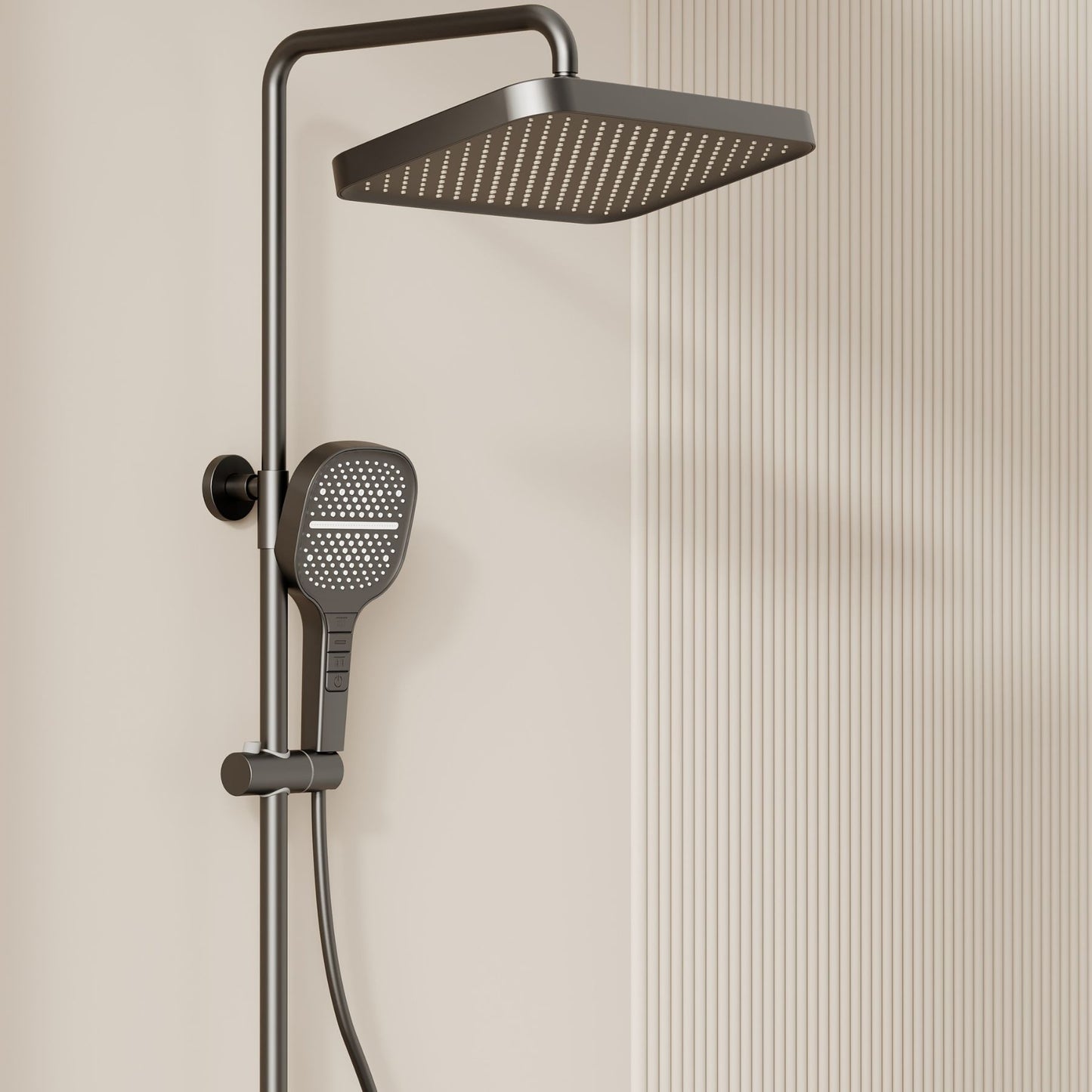 Dowler Modern Thermostatic Shower System with Handshower-SS2401