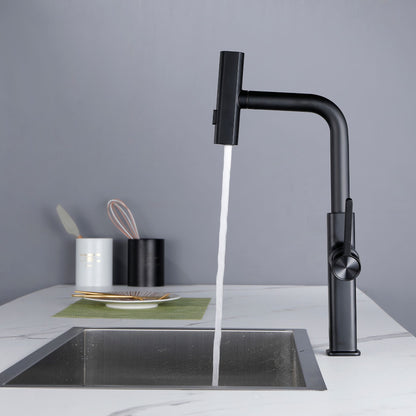 Dowler Single Handle Pull-Out Kitchen Faucet-KF2404