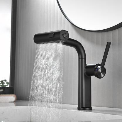 Dowler Single Hole Pull-Out Bathroom Faucet with Pull Out Sprayer-BF2401