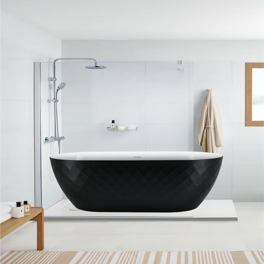 Dowler 59" Acrylic Oval Freestanding Tub