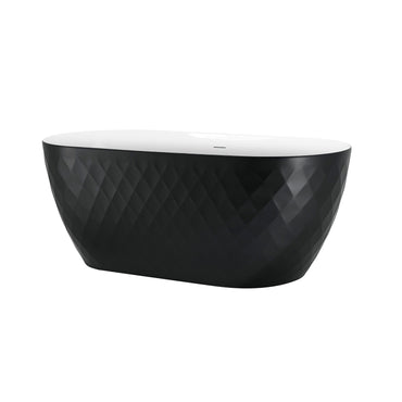 Dowler 59" Acrylic Oval Freestanding Tub