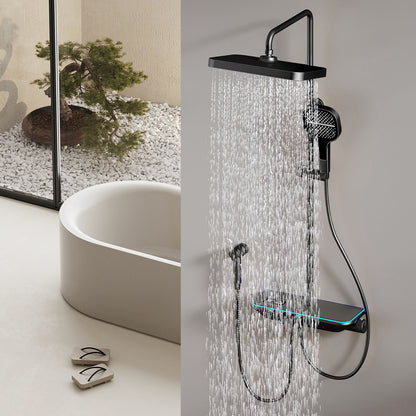 Dowler Modern Thermostatic Shower System with Handshower-SS2401