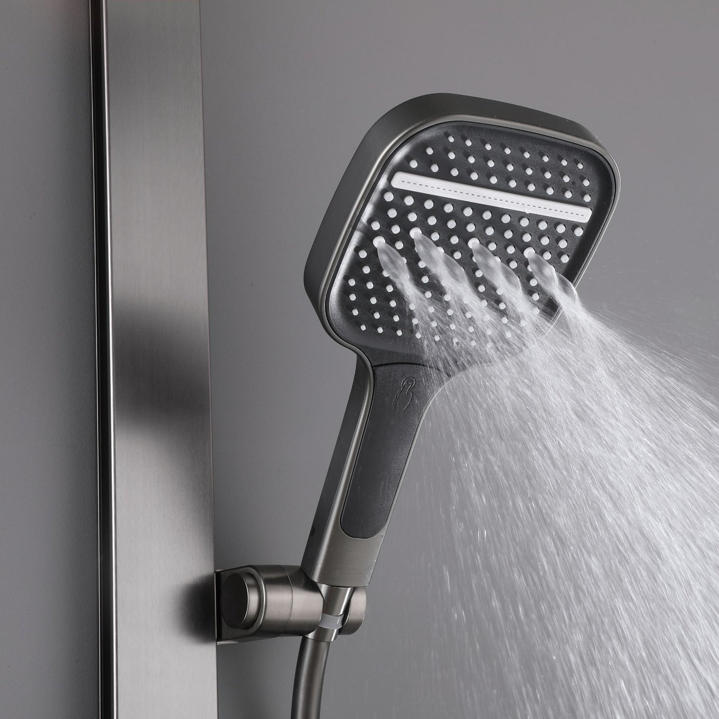 Dowler Thermostatic Shower System with 5 Water Modes and Temperature Display Screen-SS2204