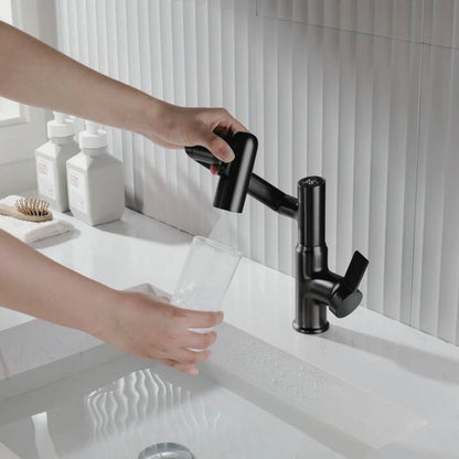 Dowler Single-Hole Waterfall Bathroom Faucet with Temperature Display-BF2403