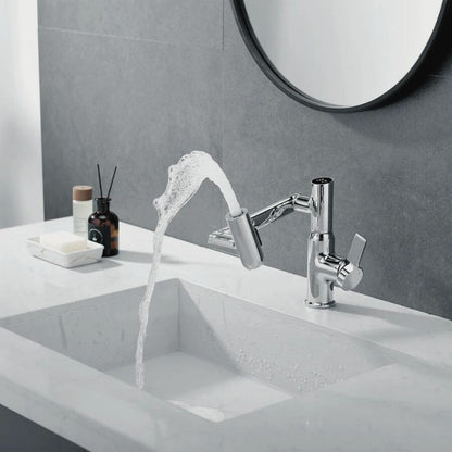 Dowler Single-Hole Waterfall Bathroom Faucet with Temperature Display-BF2403