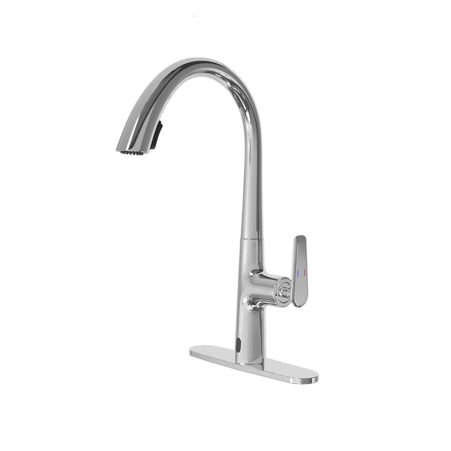 Dowler Stainless Steel Single Handle Pull Down Kitchen Faucet-KF2401